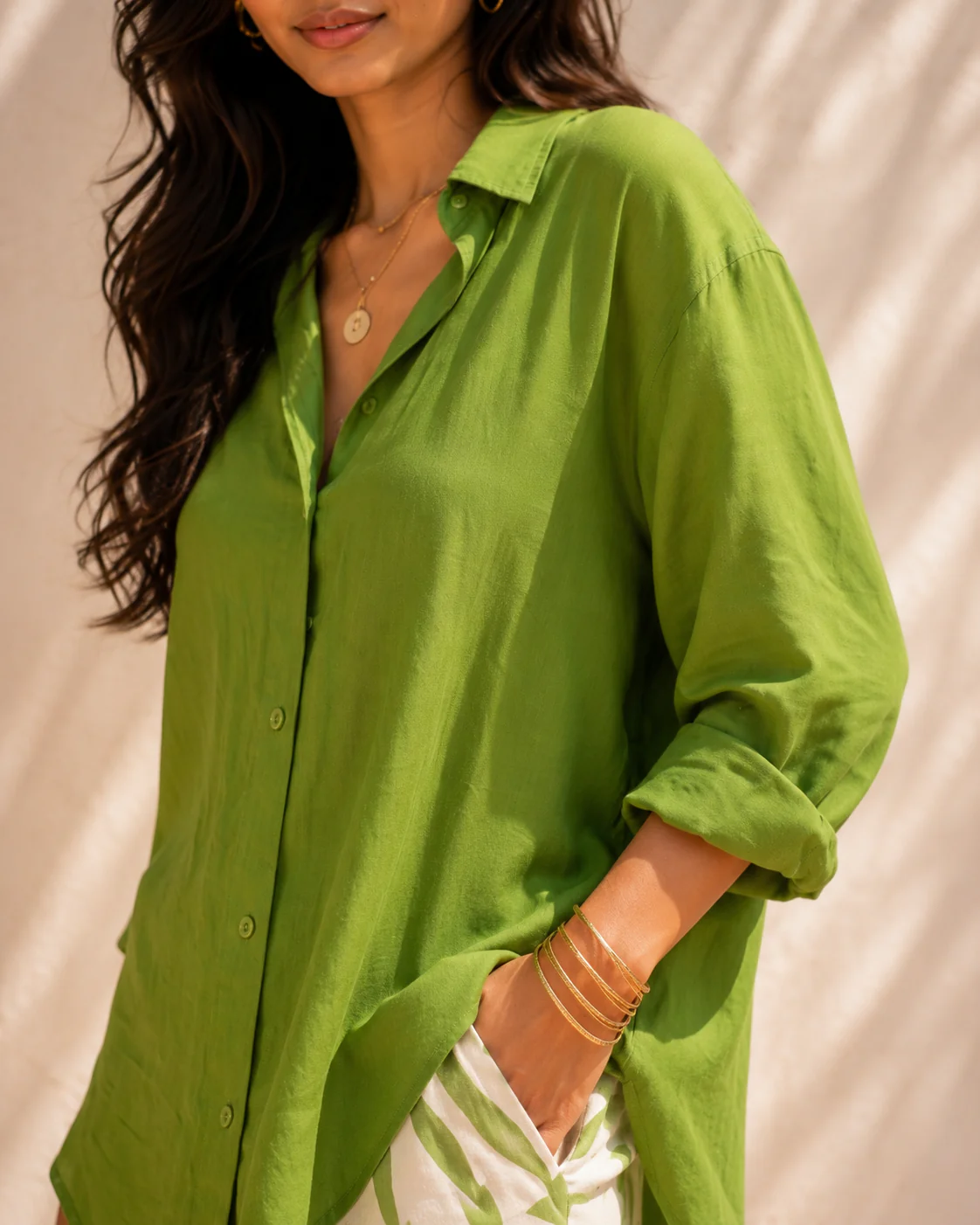 Aahista Palm Green Co-ord Set - Image 4