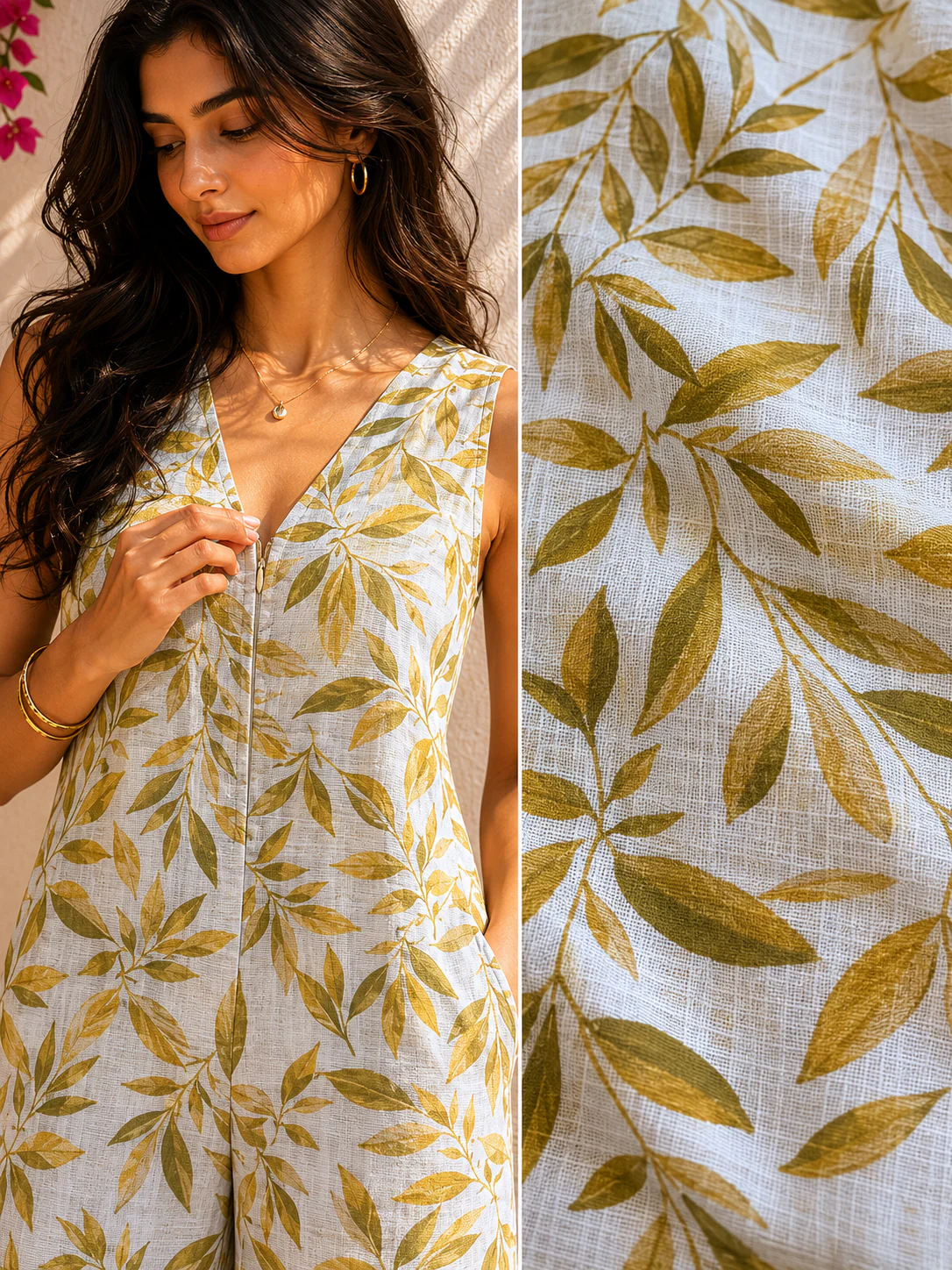 Aahista Sage Vine Jumpsuit - Image 3