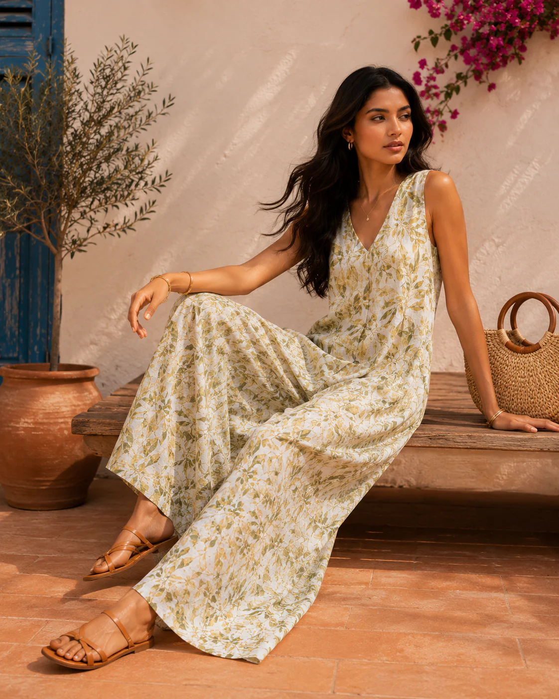 Aahista Sage Vine Jumpsuit - Image 4