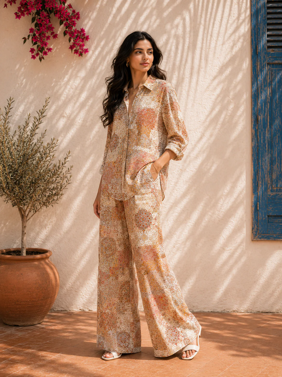 Aahista Terracotta Co-ord Set - Image 3