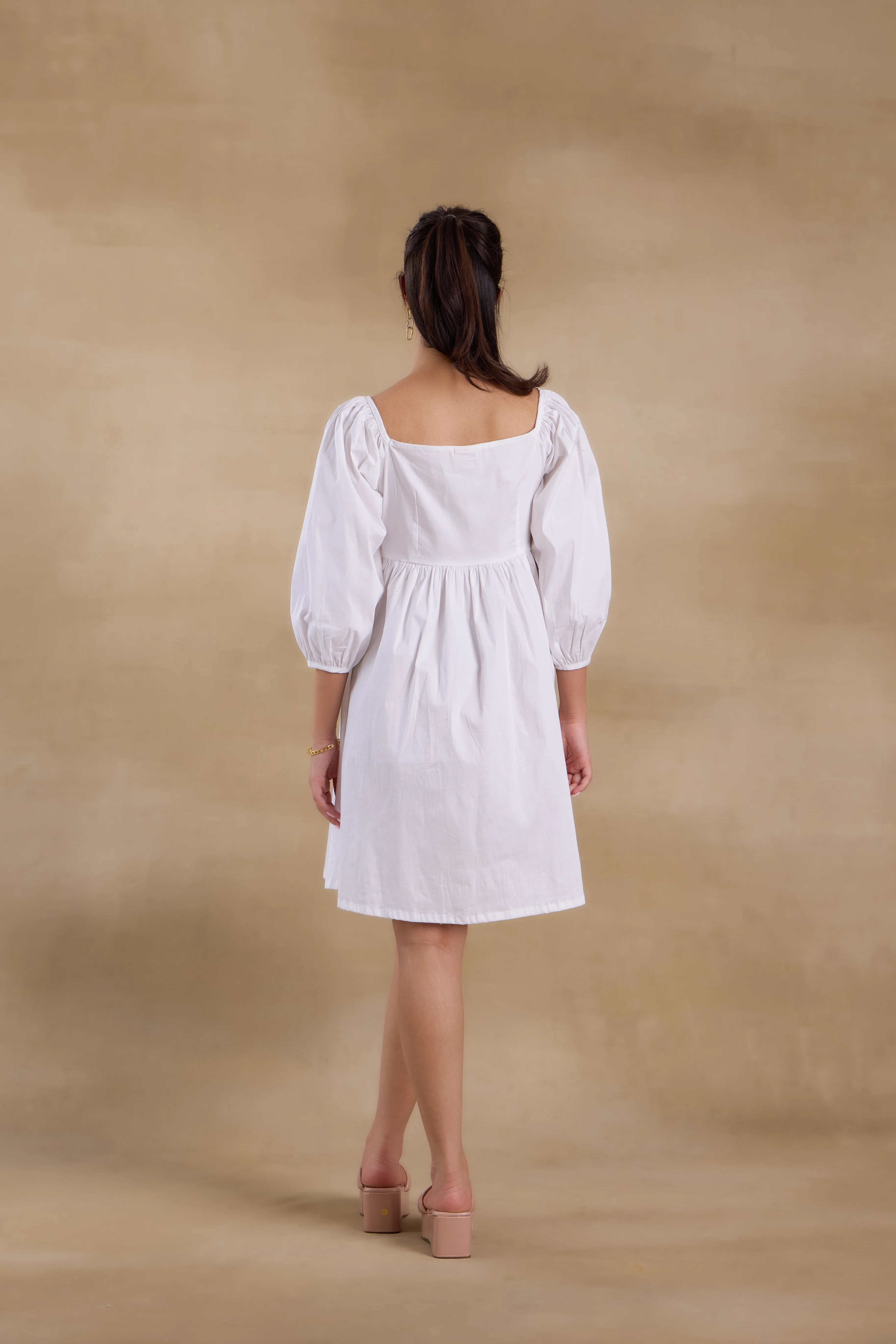 Alaya Essentials White Vacay Dress - Image 3