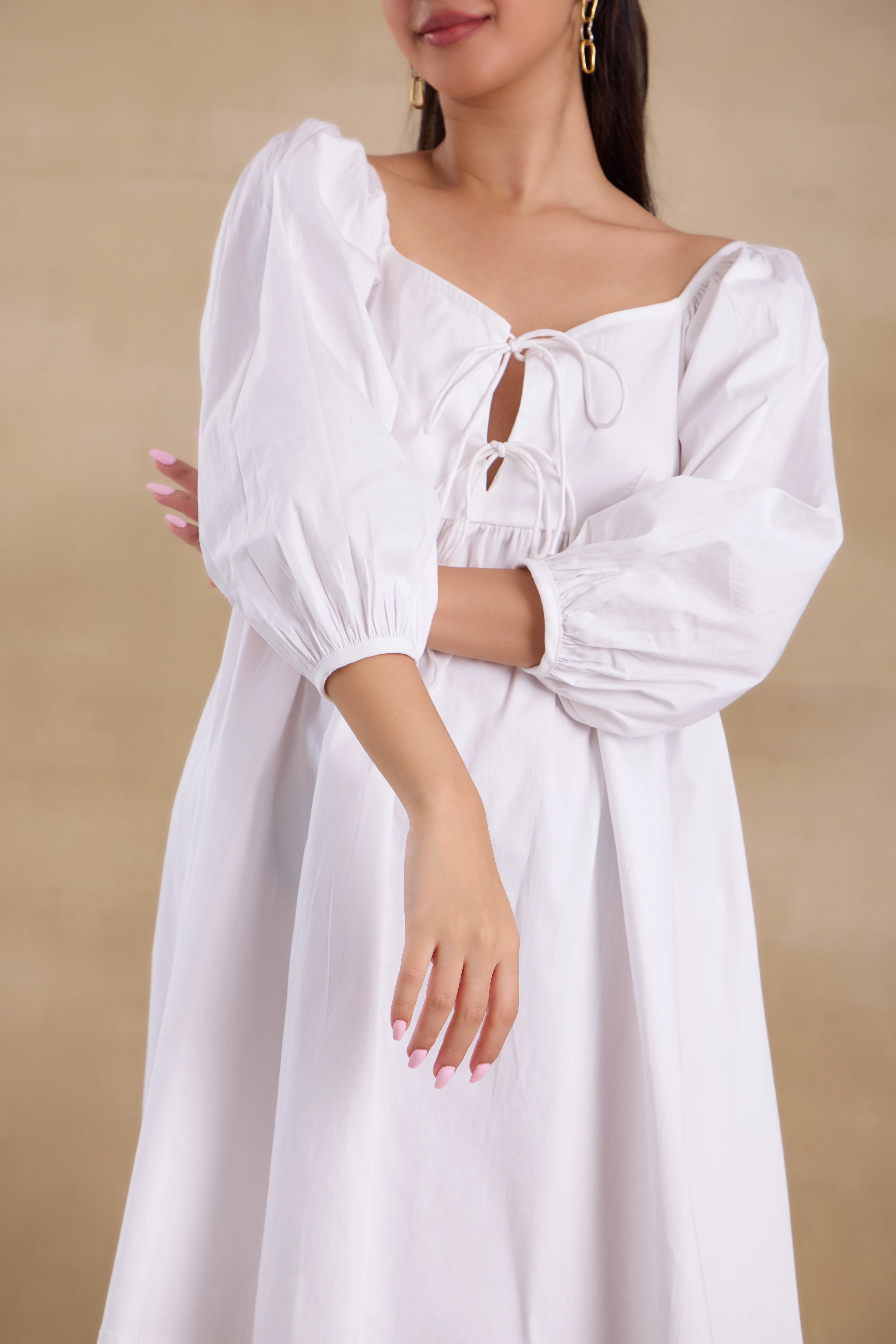 Alaya Essentials White Vacay Dress - Image 4
