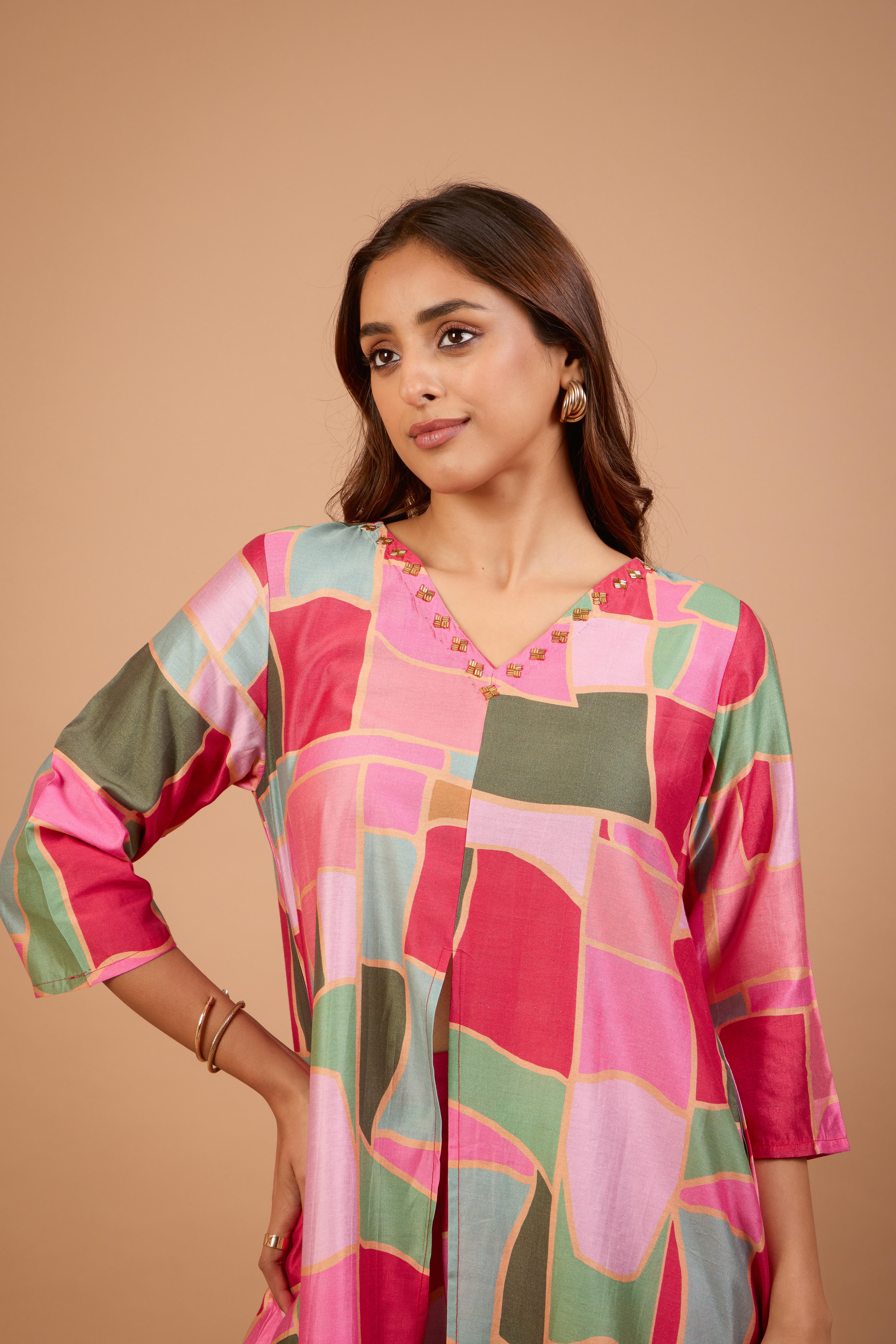 Jugni Multicolour Kurta Set - Image 4