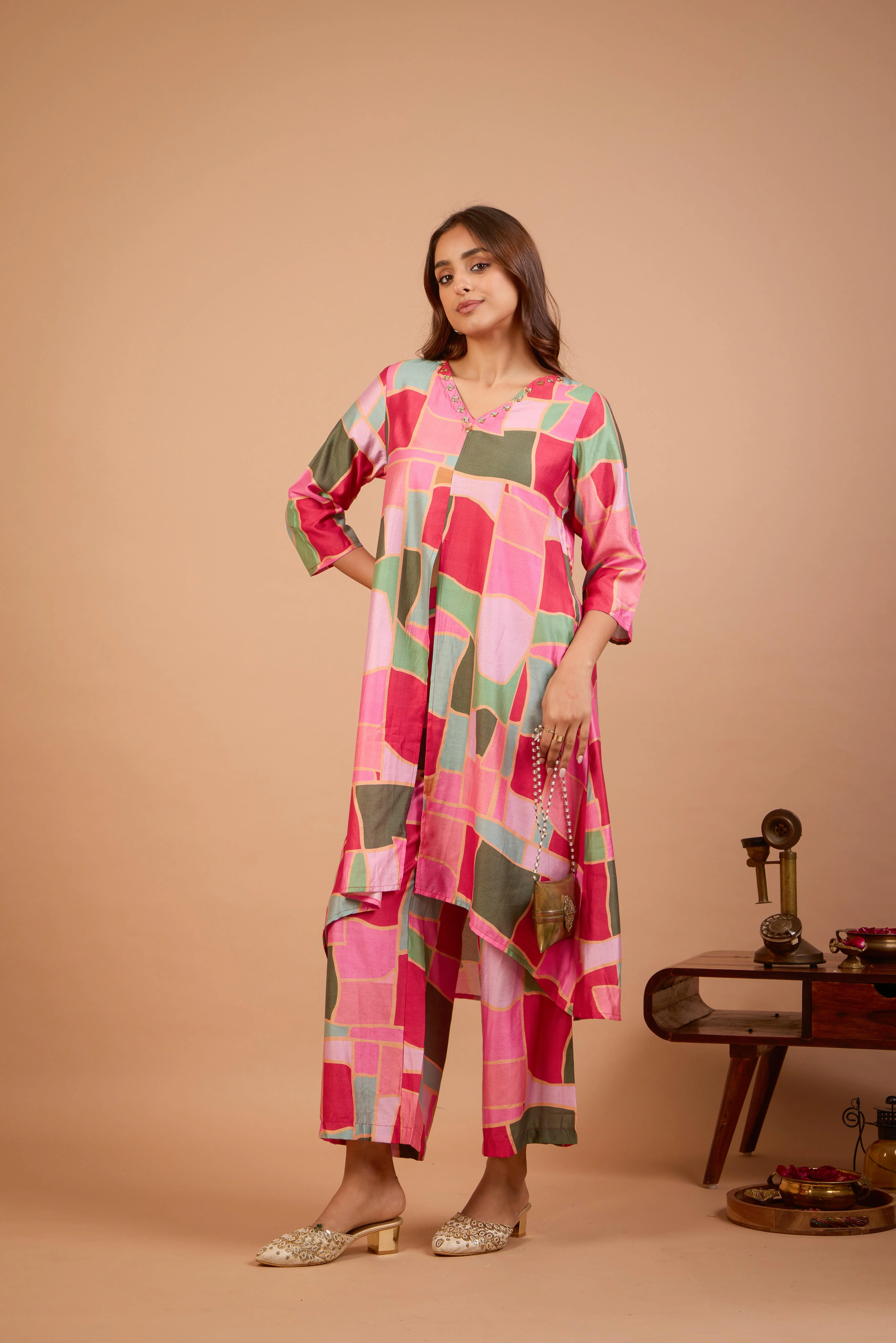 Jugni Multicolour Kurta Set - Image 7