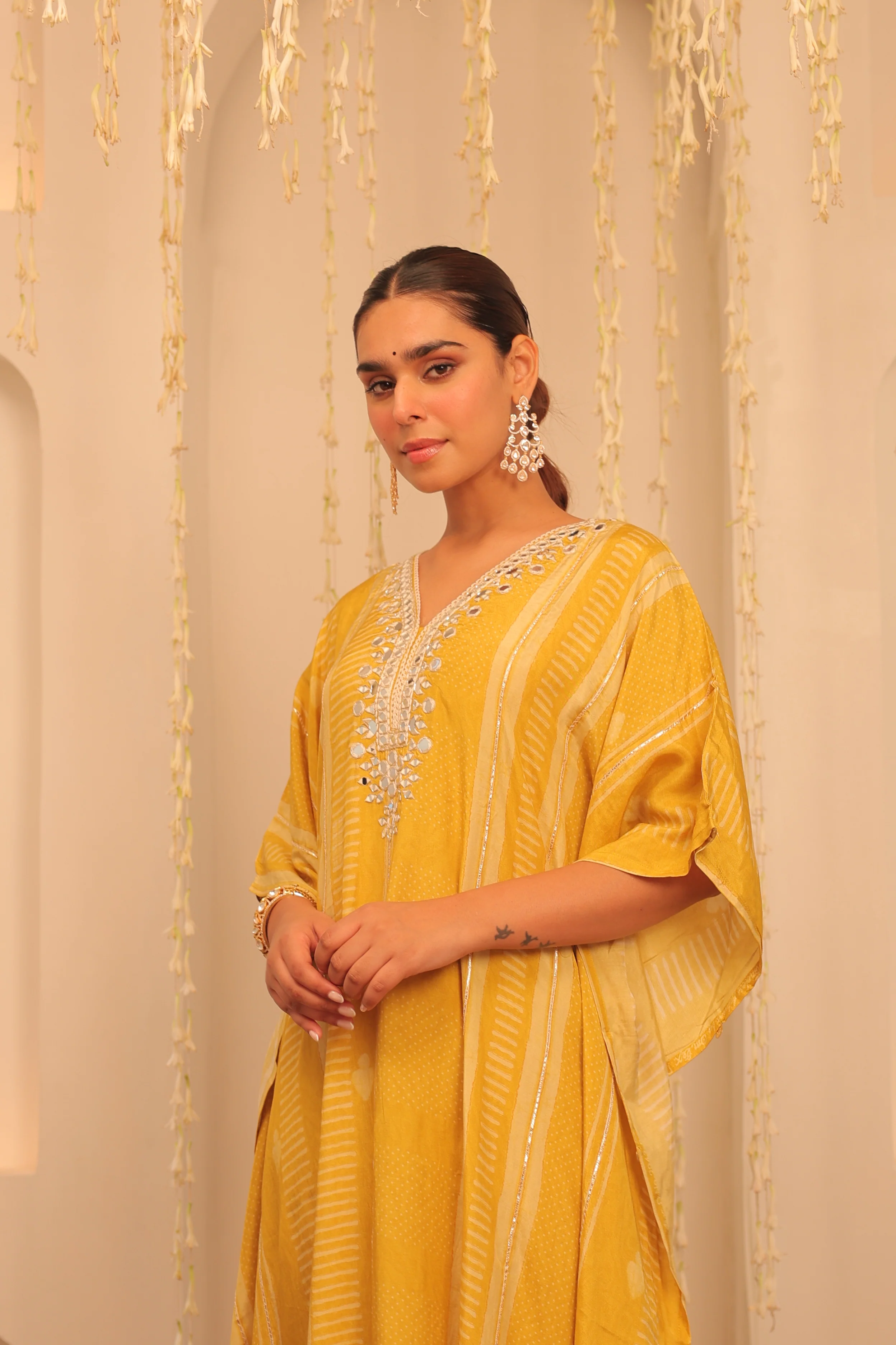 Mehfil Sunshine Kaftan Set - Image 5