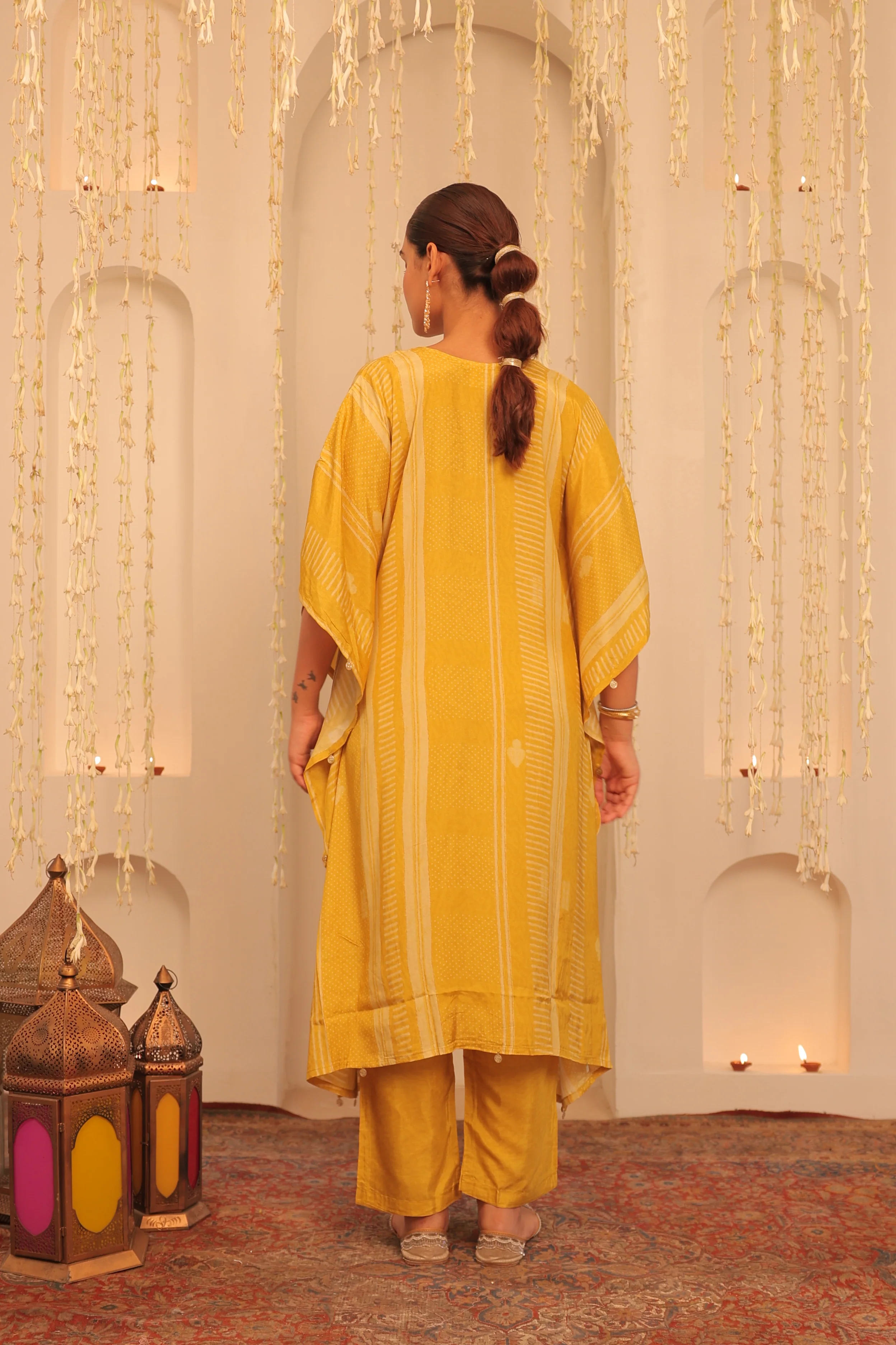 Mehfil Sunshine Kaftan Set - Image 6