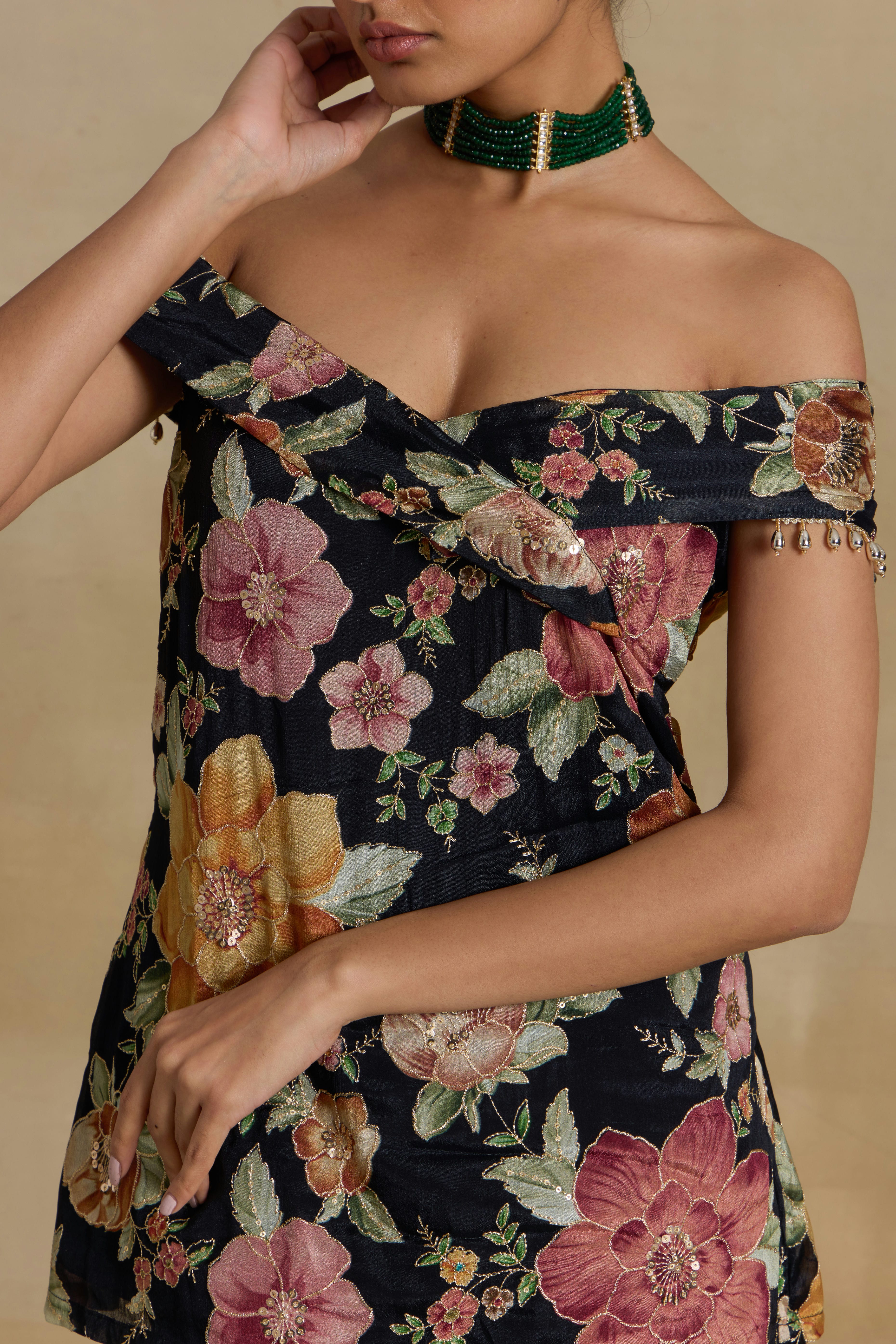 Alaya Noor Luxe Affair Black Cocktail Set - Image 4