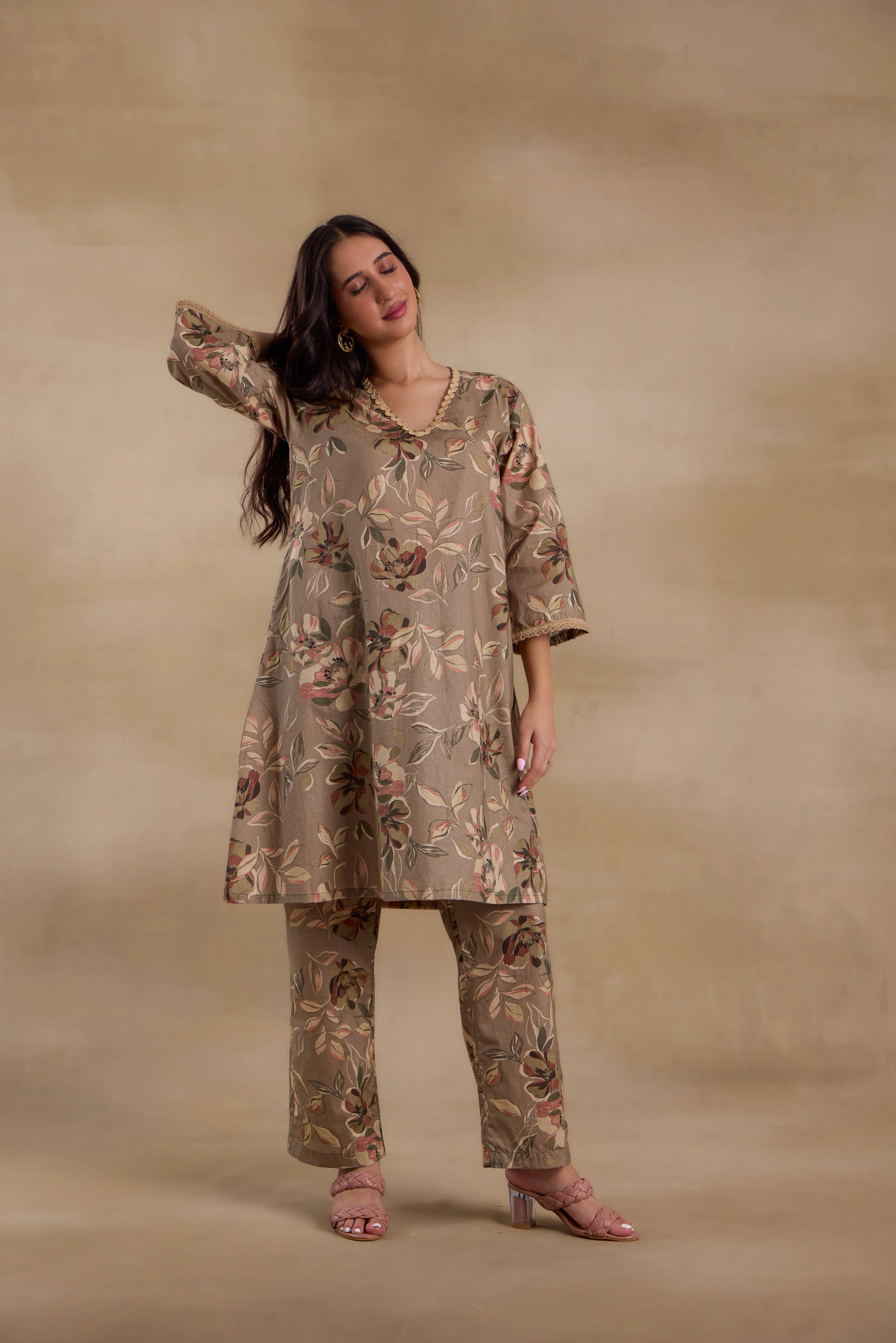 Alaya Premium Cotton Green Kurta - Image 4