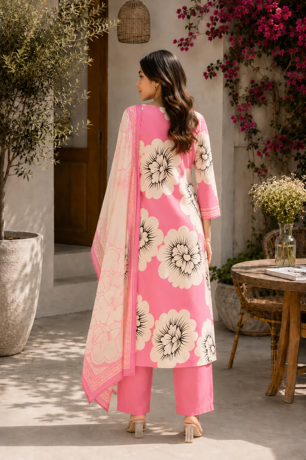 Alaya Select Blush Bloom Kurta Set - Image 5