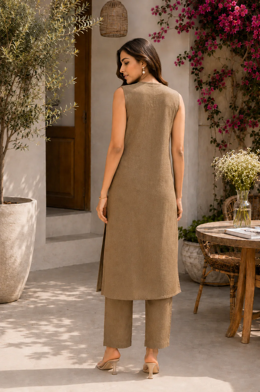 Alaya Select Olive Detail Co-ord Set - Image 5