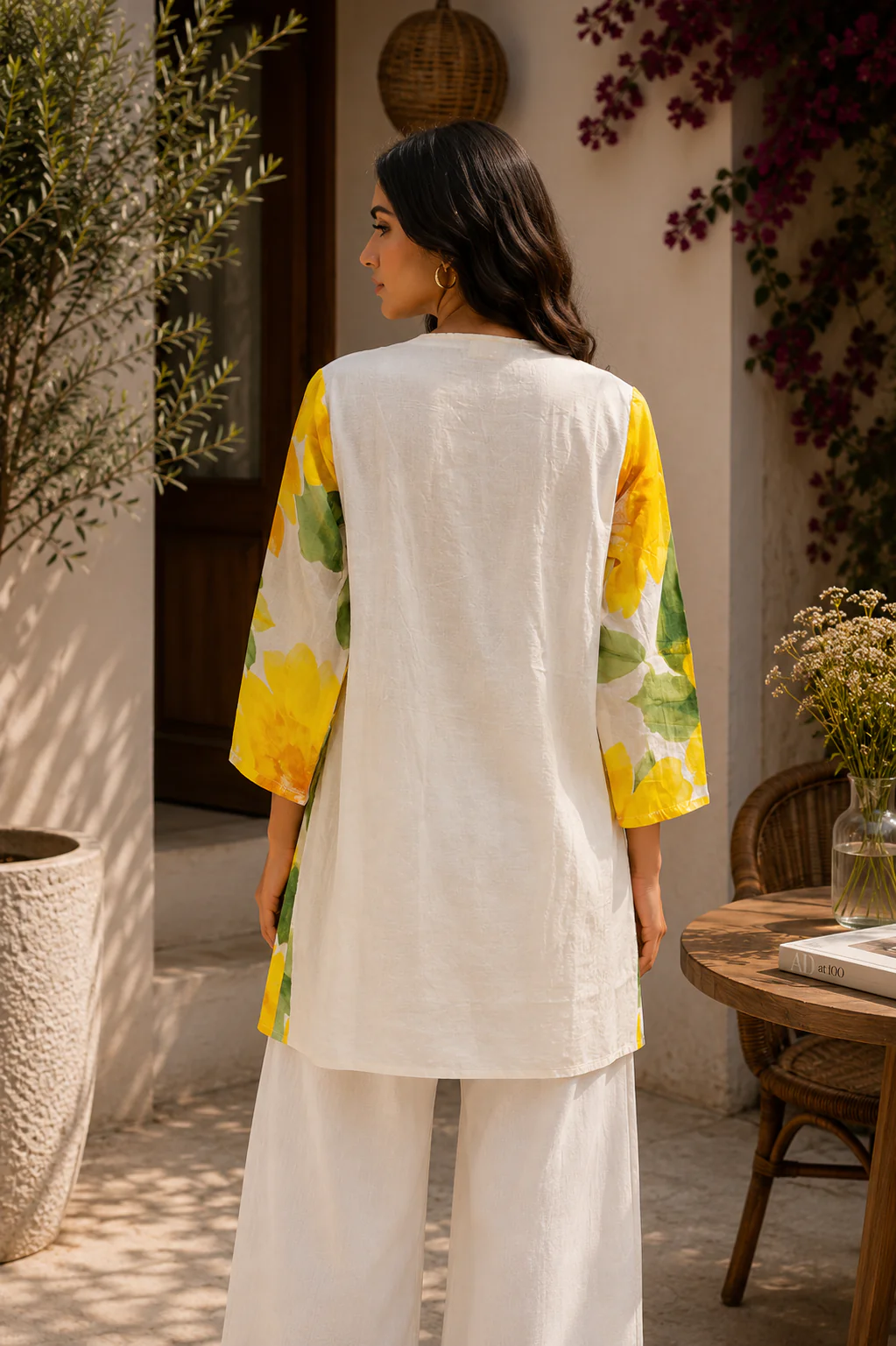 Alaya Select Sunflower Bloom Kurta Set - Image 3