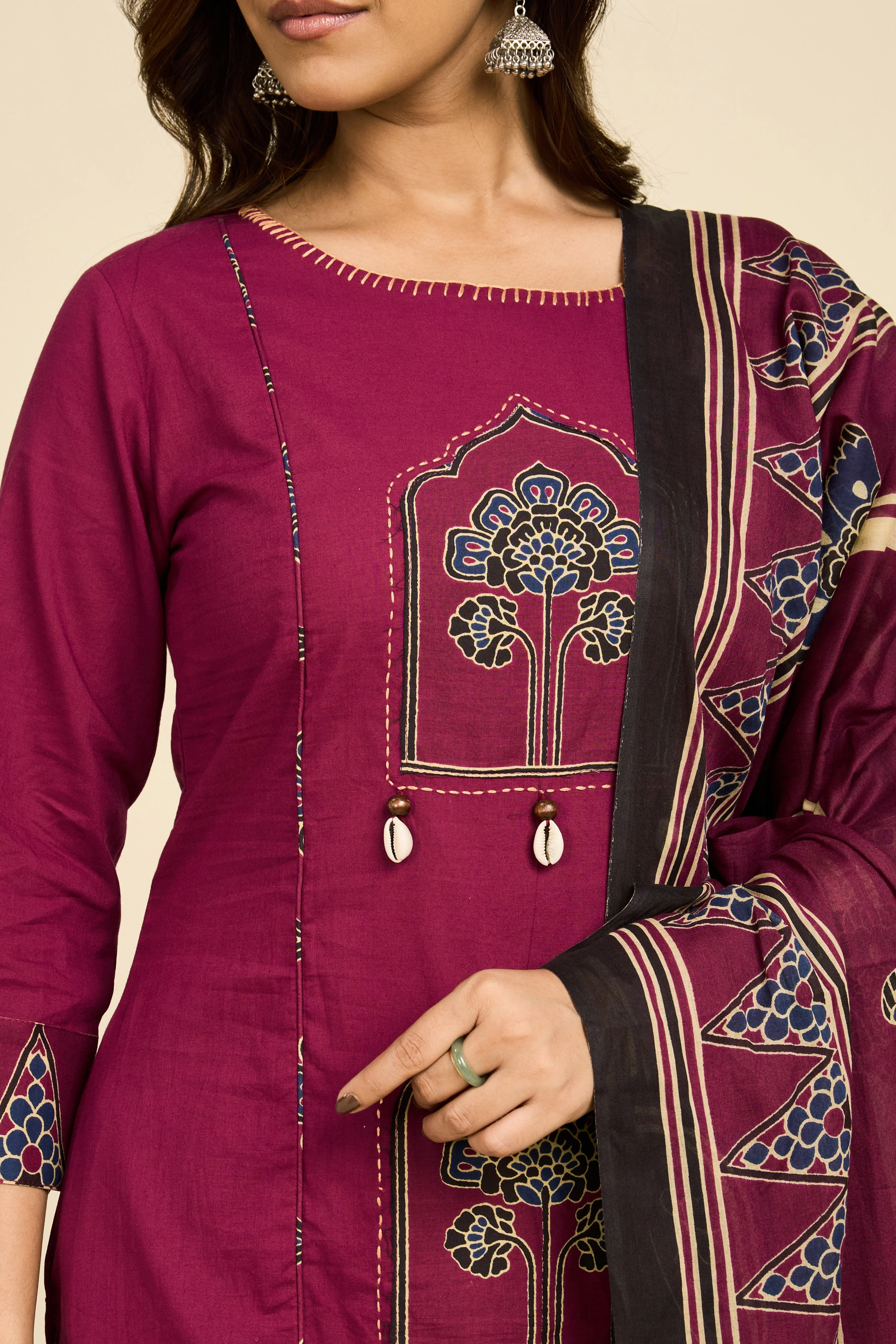 Alaya Select Wine Heritage Kurta Set - Image 6