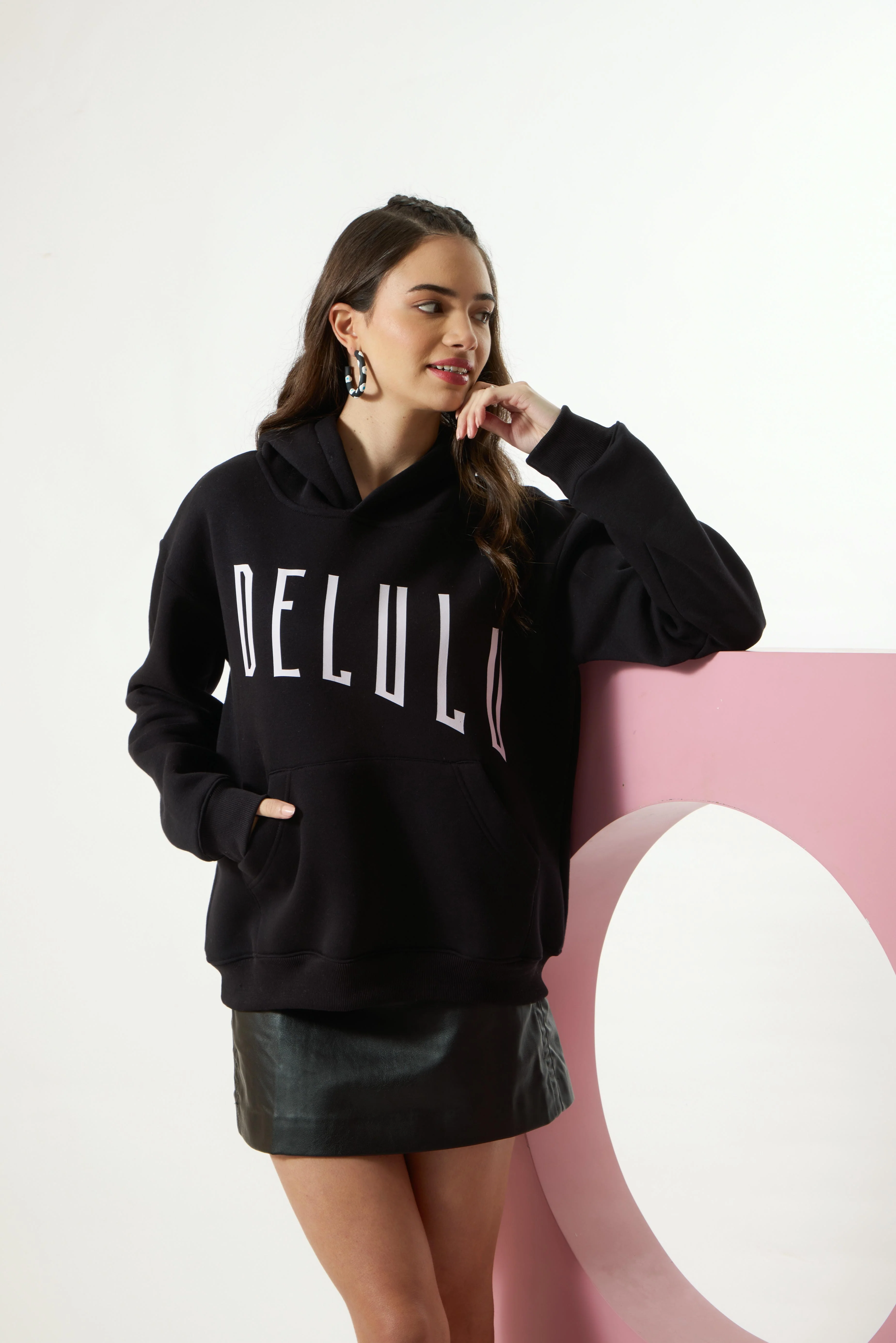 “DELULU” Premium Oversized Hoodie - Image 5