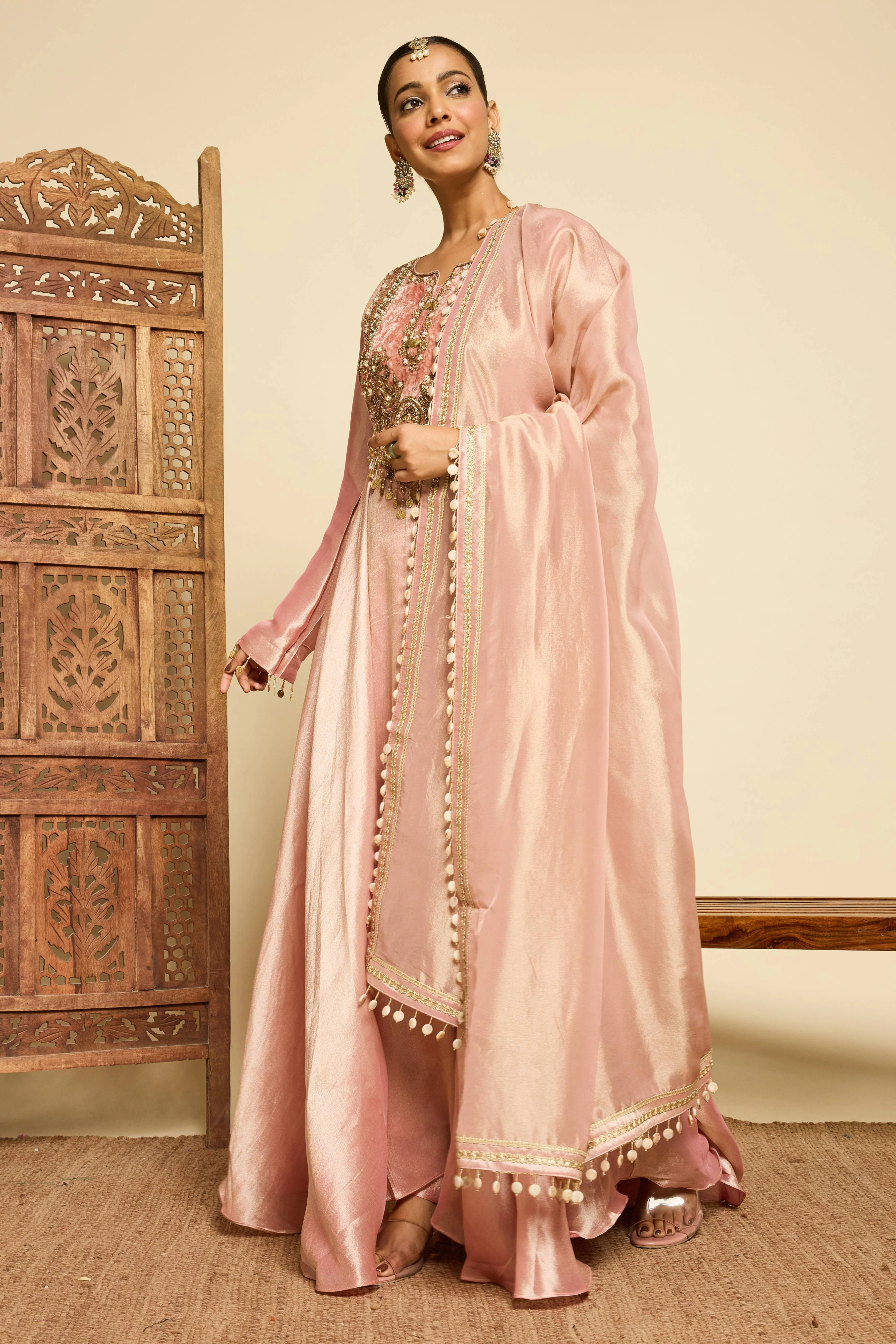 Malang Blush Anarkali Set - Image 2