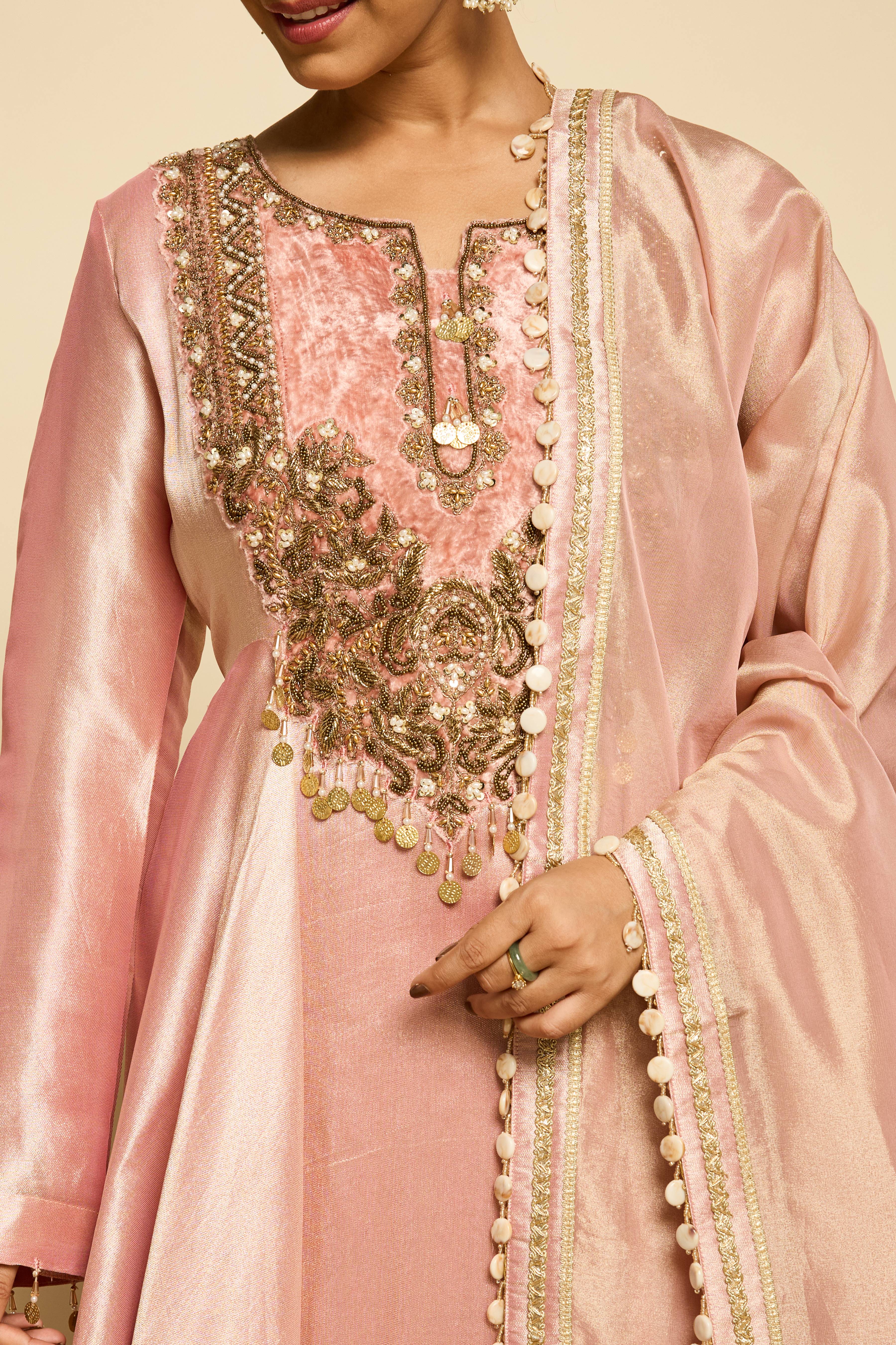 Malang Blush Anarkali Set - Image 3