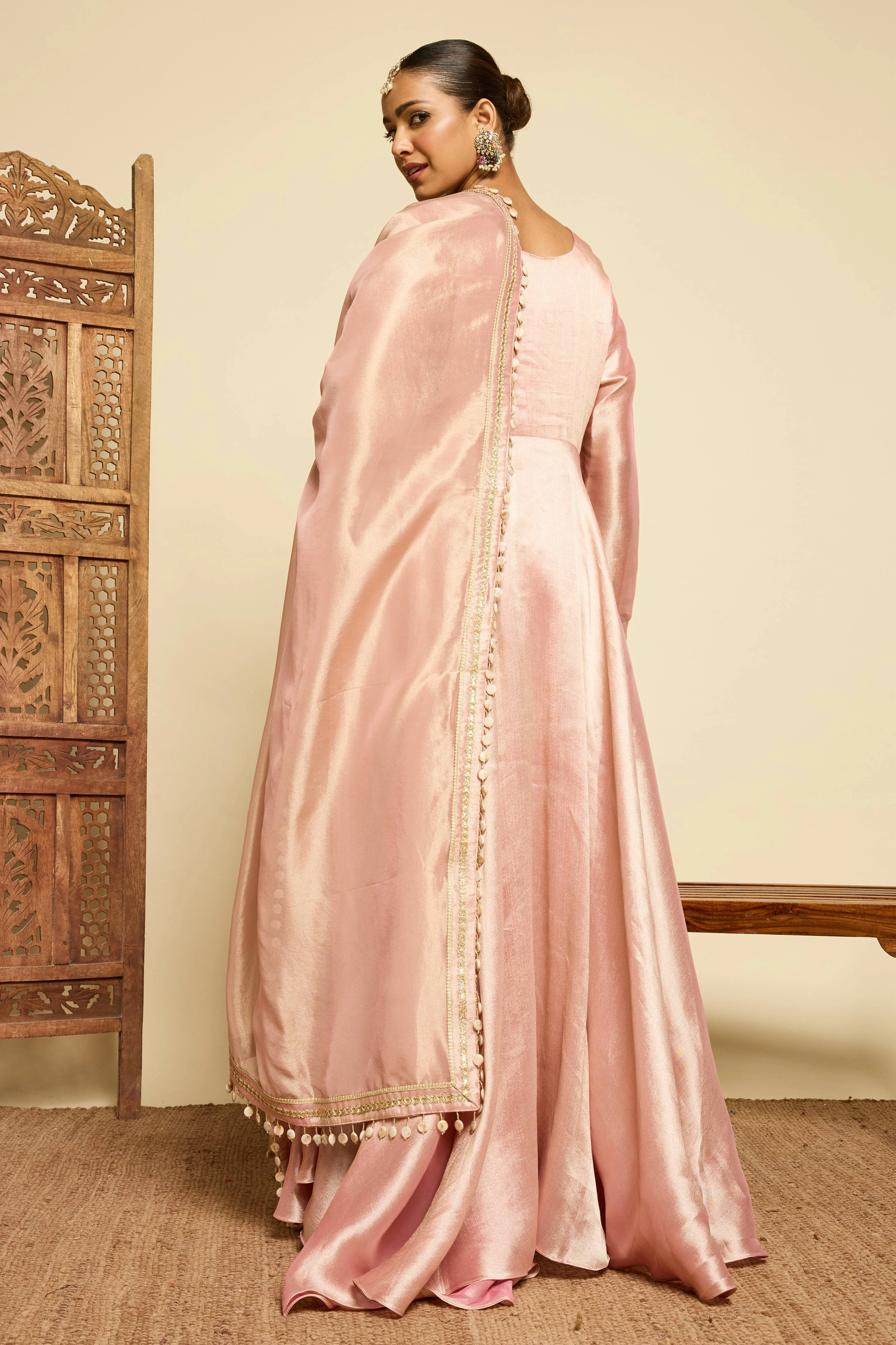 Malang Blush Anarkali Set - Image 4