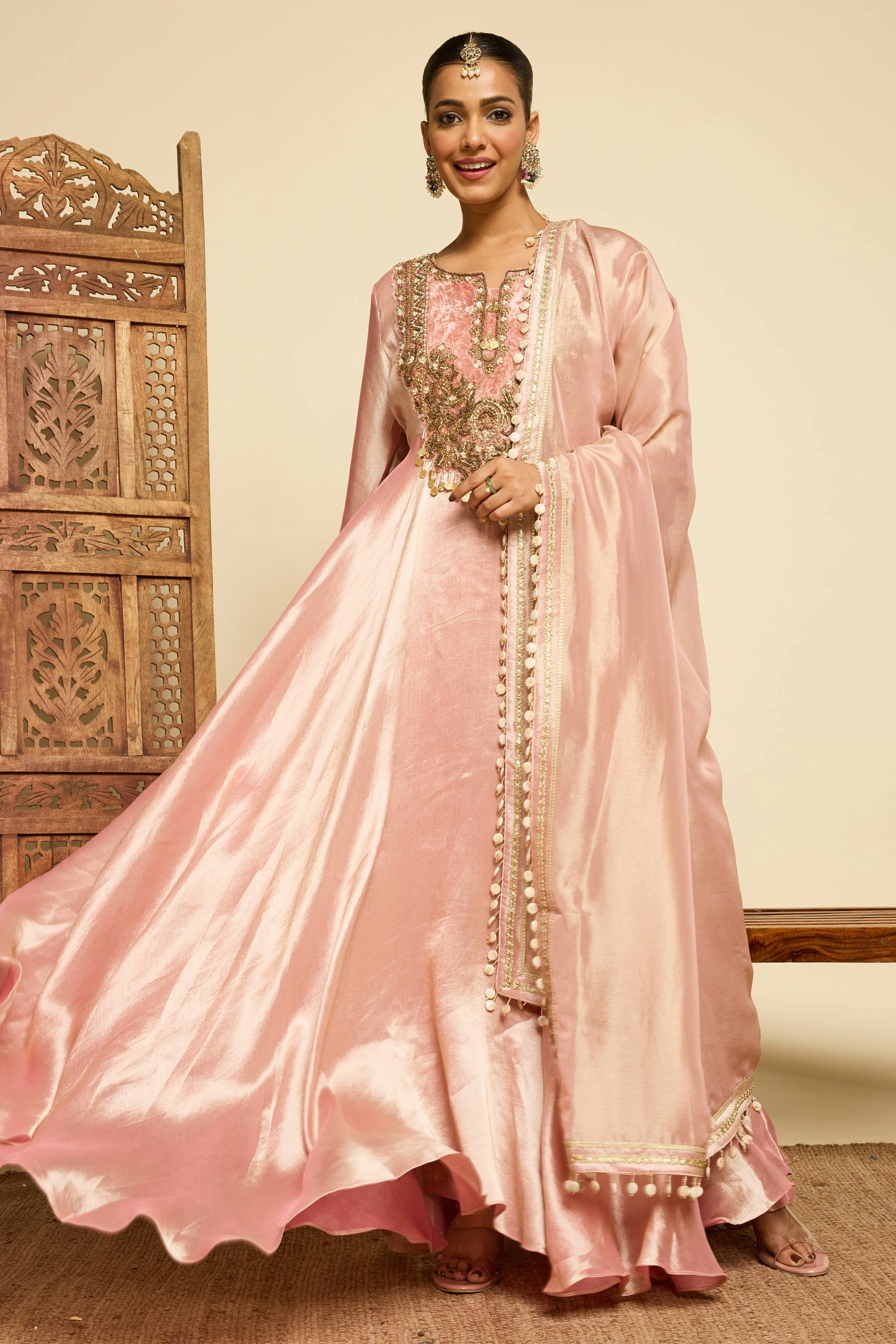 Malang Blush Anarkali Set - Image 7