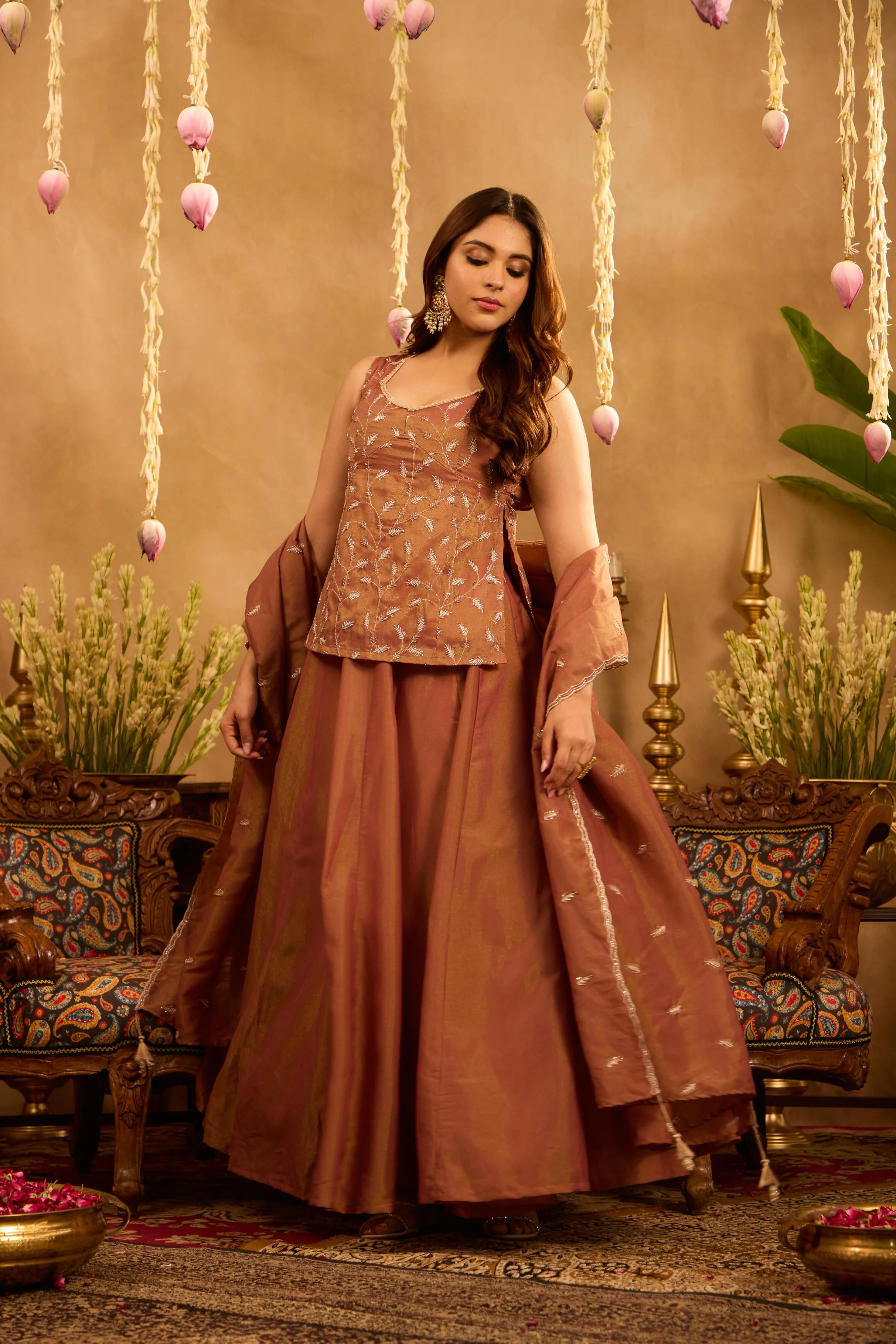 Mastaani Autumn Dust Lehenga Set - Image 3