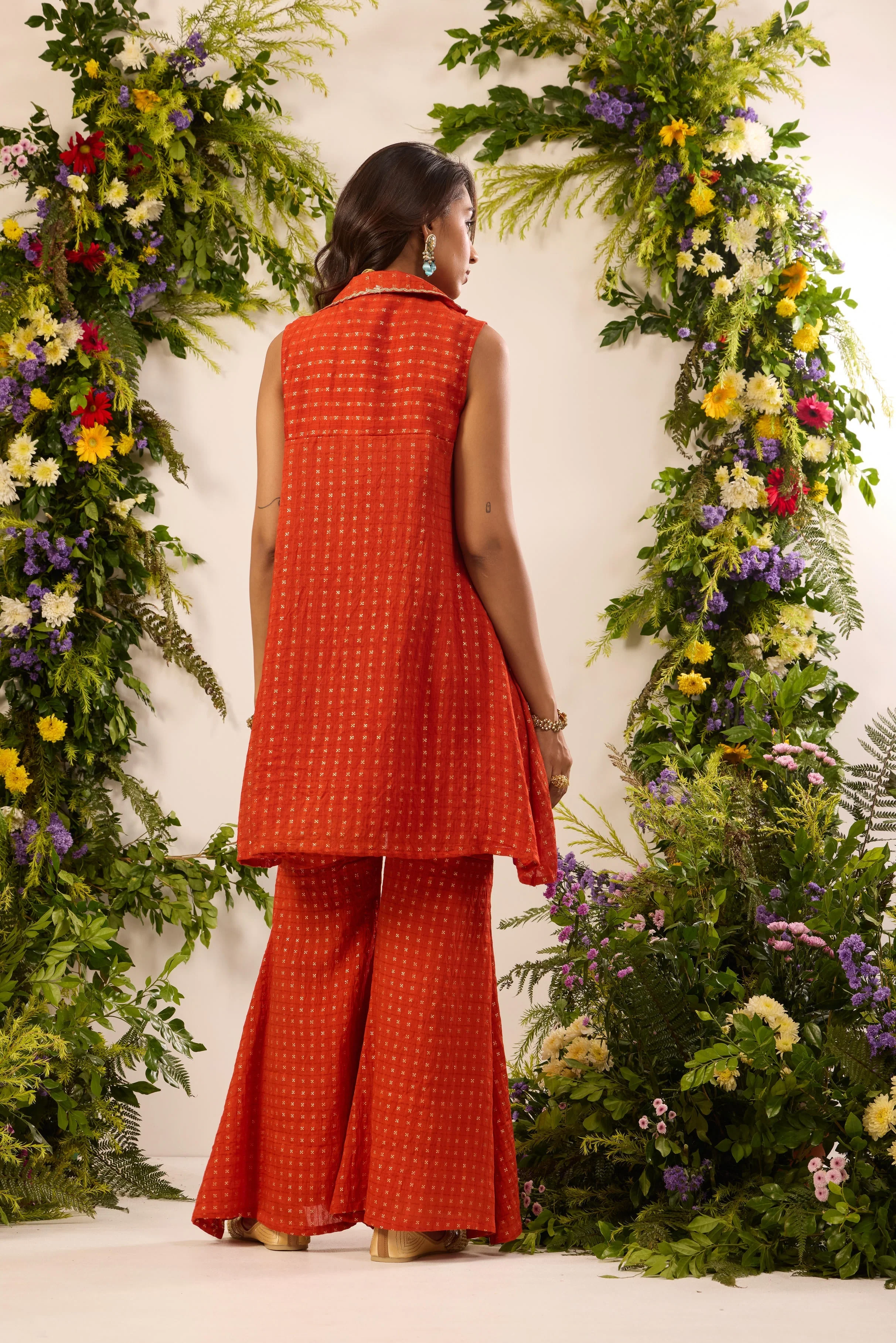 Mastaani Sunset Rust Co-ord Set - Image 5