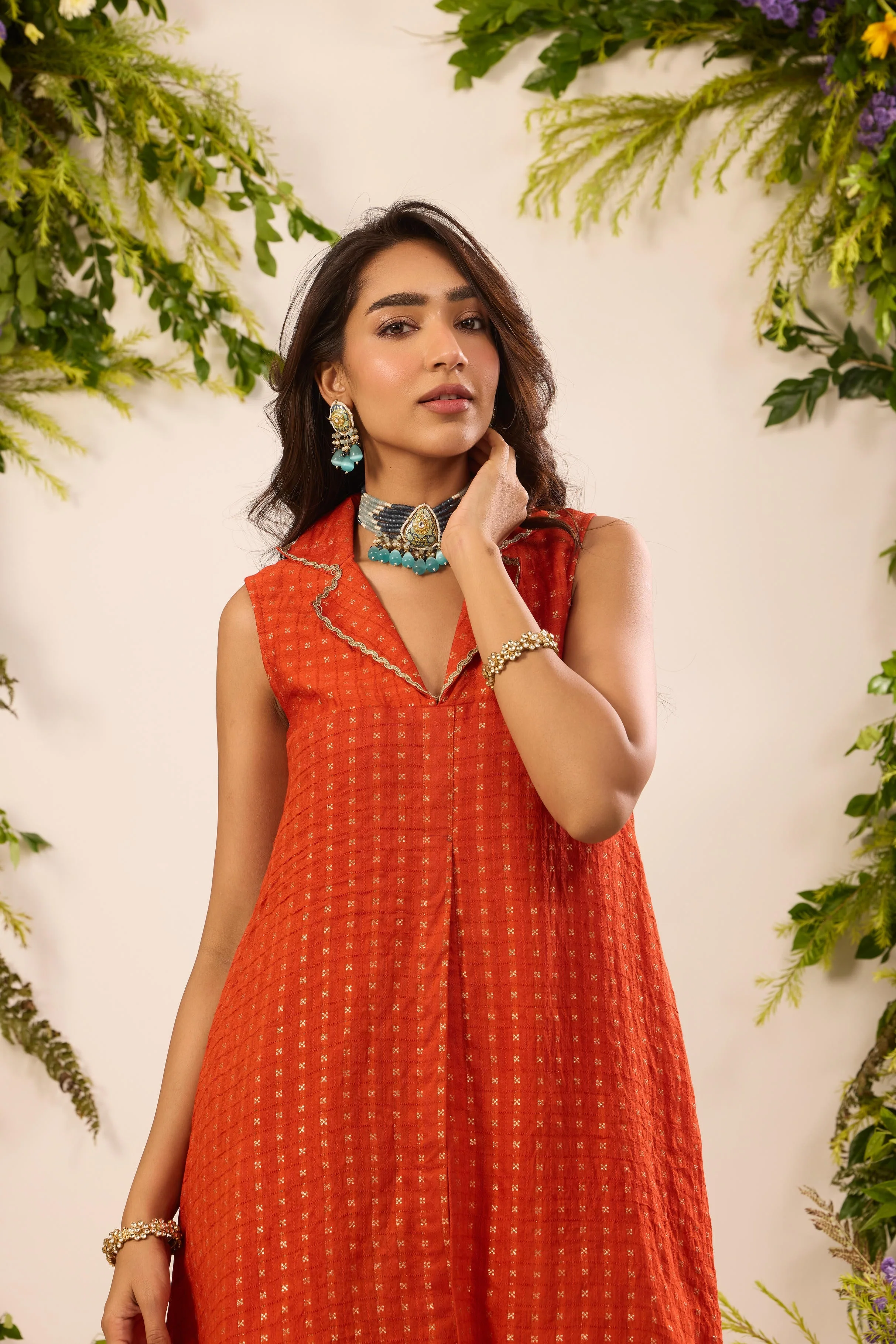 Mastaani Sunset Rust Co-ord Set - Image 6