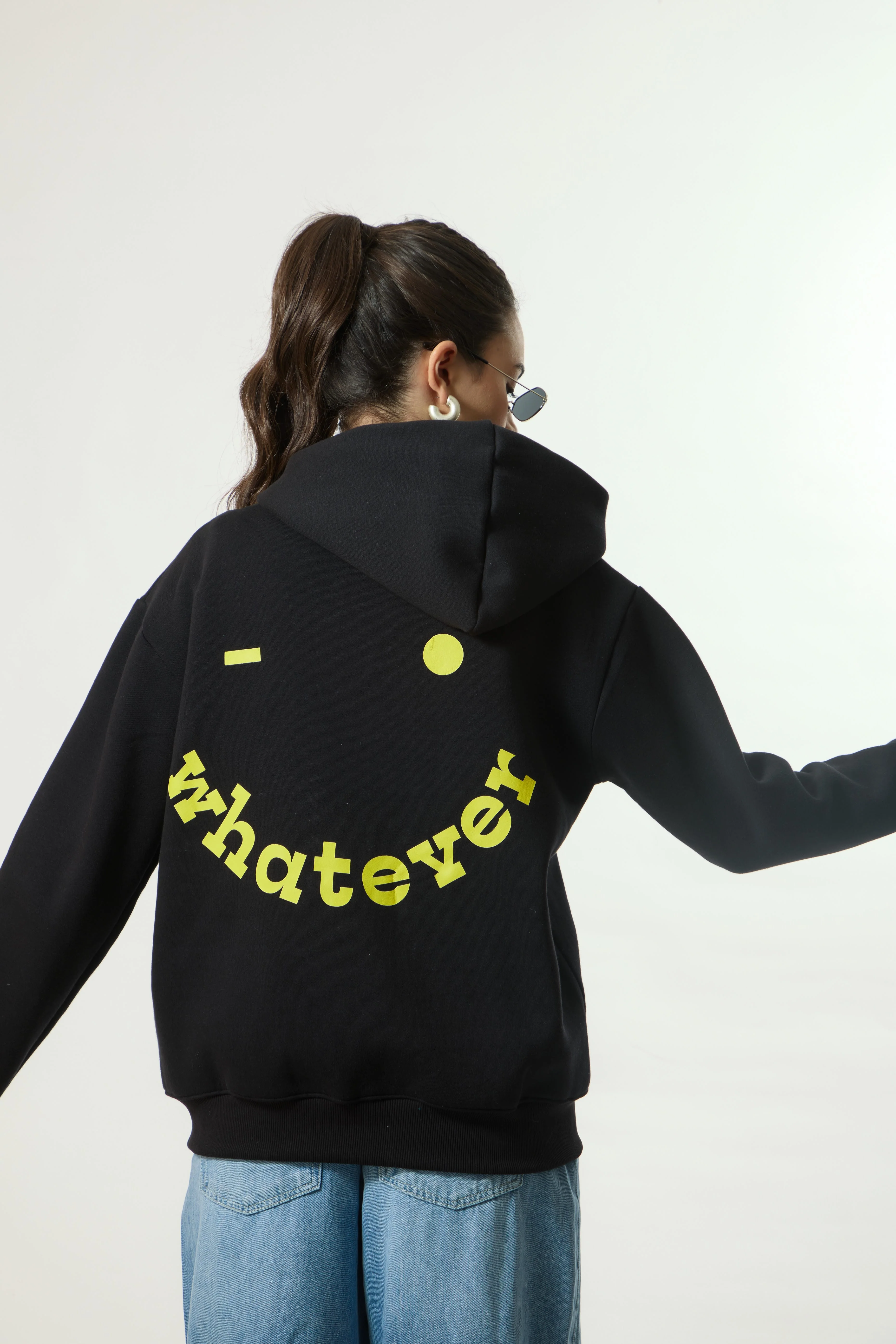 “WHATEVER SMILEY” Premium Oversized Hoodie - Image 5