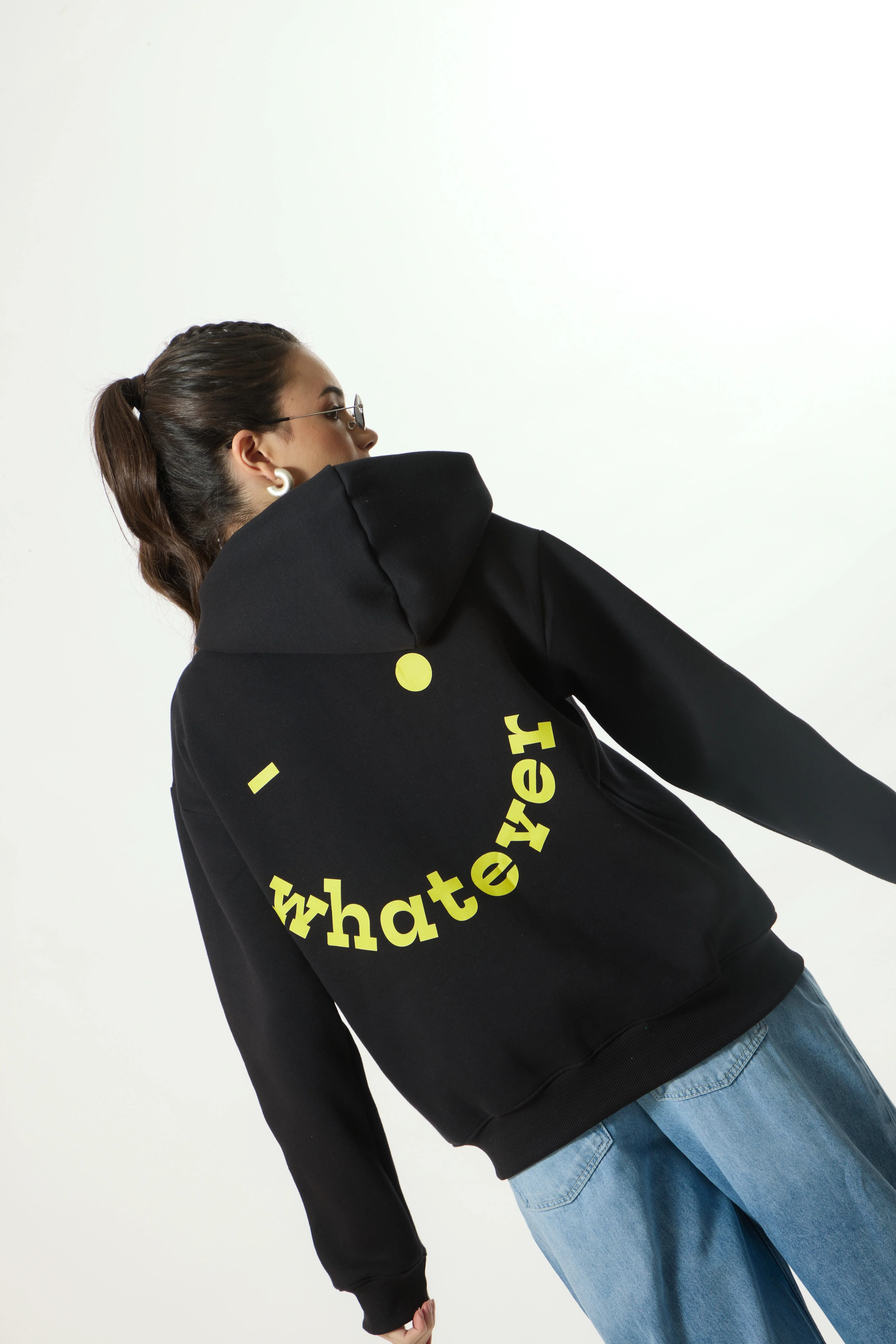 “WHATEVER SMILEY” Premium Oversized Hoodie - Image 6
